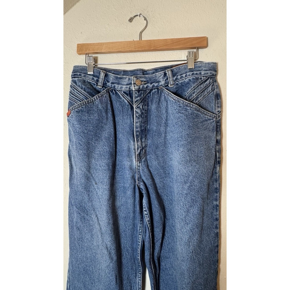 Vintage Lawman Western Jeans Womens Size 15 High Rise Tapered USA Denim